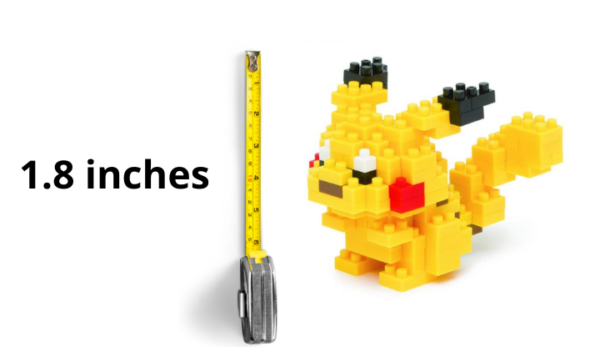 Pikachu Nanoblock Set Review — Difficulty, Dimensions, Instructions