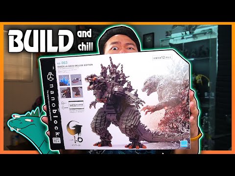 Nanoblock Godzilla Minus One build stream thumbnail
